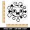 Impish Contagious Micro Virus Pathogen Self-Inking Rubber Stamp for Stamping Crafting Planners